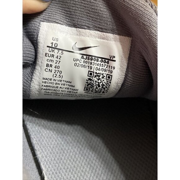 Nike Men's Flex Experience RN 8 Cool Gray Size 10 AJ5900 - 012 - Picture 6 of 7